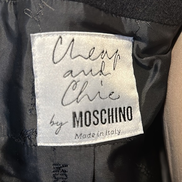 Moschino Cheap Chic Wool Puzzle Jacket Boxy - Picture 8 of 12